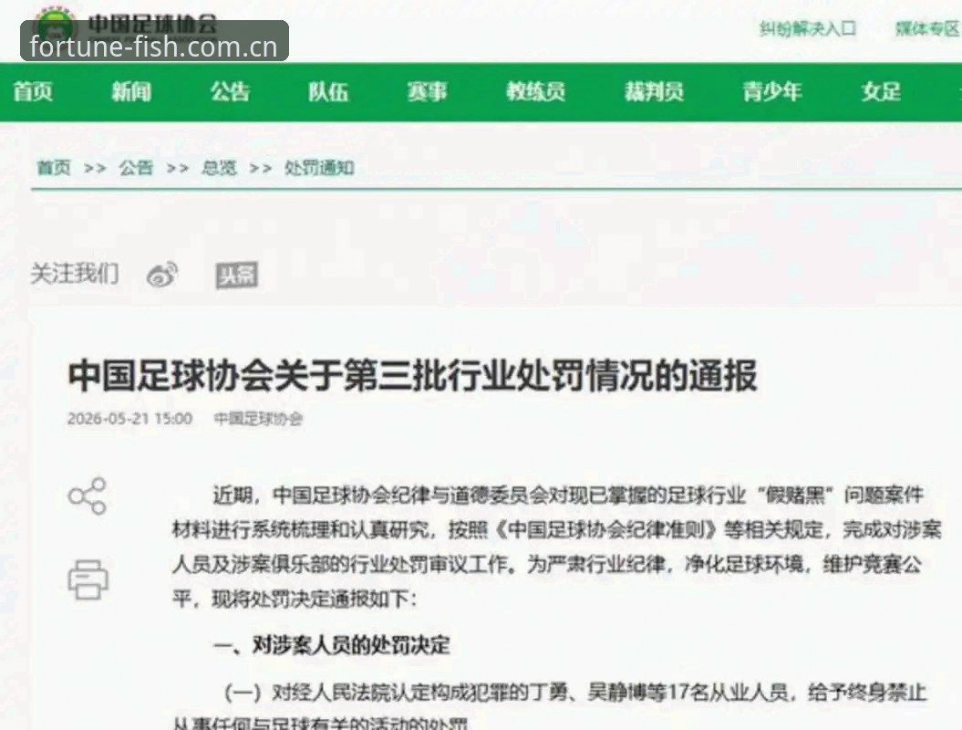 财神捕鱼高爆率 3大警示案例解析中国足协第三批禁足名单背后的足球乱象